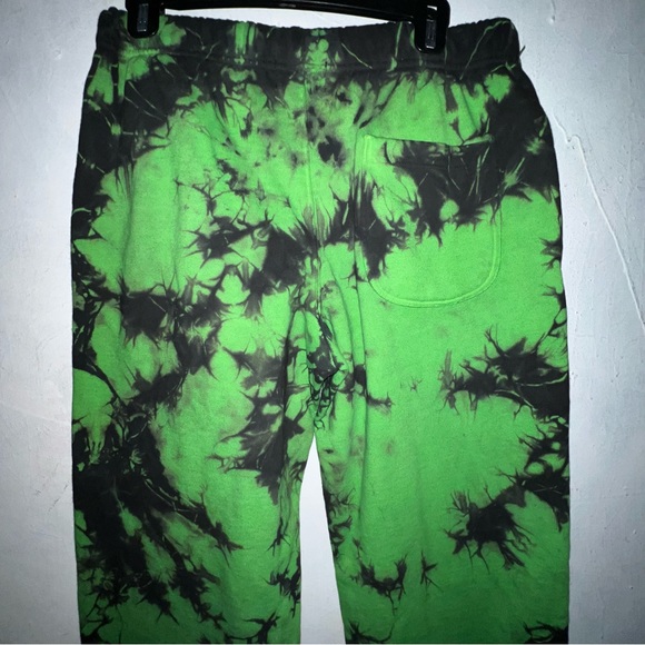 PSYCHWORLD Green Tye Dye Small SWEATPANTS NWOT - Picture 6 of 7